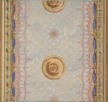 A design for the painted decoration of a ceiling or walls, 1830-97. Creators: Jules-Edmond-Charles Lachaise, Eugène-Pierre Gourdet.