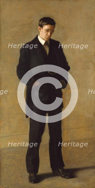 The Thinker: Portrait of Louis N. Kenton, 1900. Creator: Thomas Eakins.