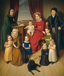 An Artist and His Family, c. 1830. Creator: Unknown.