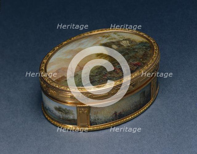 Snuff Box (Tabatière), 1768-1769; 1776-1778. Creator: Pierre-Nicholas Pleyard (French).