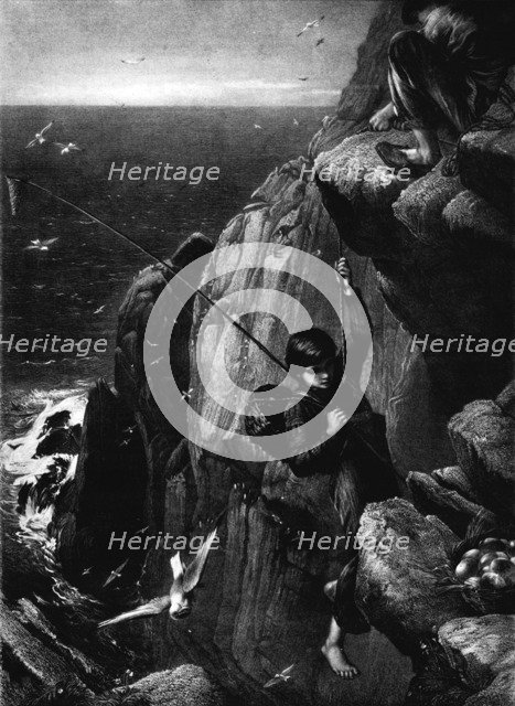 'Egg Gatherers', c1873, (1911). Artist: James Clarke Hook.