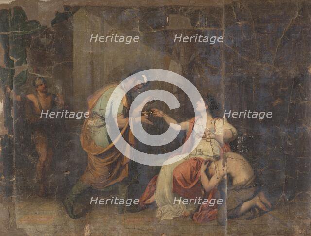 The Death of Sophonisbe, Queen of Numidia, 1816. Creator: Benjamin Wolf.