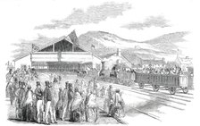 The Terminus, at Swansea, 1850. Creator: Unknown.