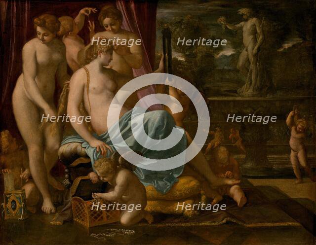 Venus Adorned by the Graces, 1590/1595. Creator: Annibale Carracci.