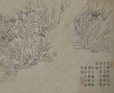 Leaf from the Mustard Seed Garden Manual of Painting (Jieziyuan huazhuan)..., probably 1878 edition. Creator: Wang Gai.