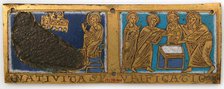 Plaque from a Portable Altar with Scenes from the Life of Jesus, German, ca. 1160-80. Creator: Unknown.