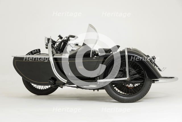 1936 Brough Superior 11-50 Special Combination. Creator: Unknown.