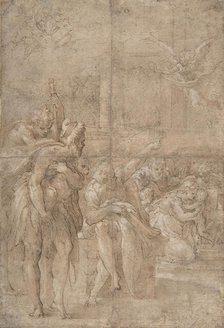 The Adoration of the Shepherds, 1524-27. Creator: Parmigianino.