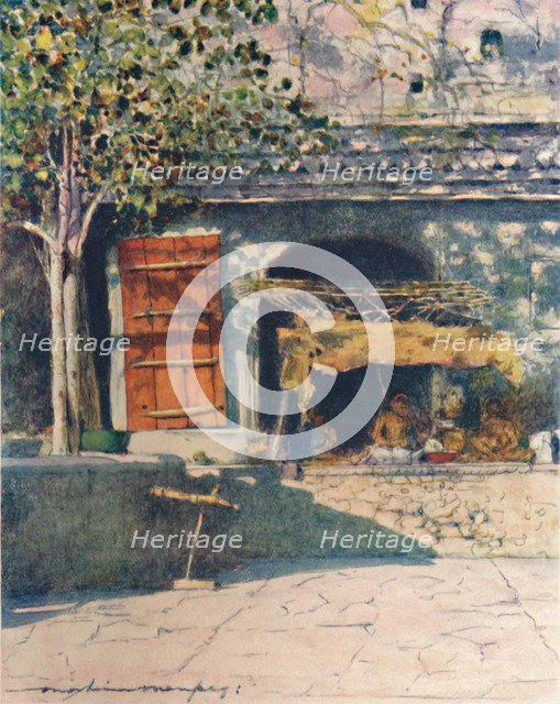 'The Red Shutter', 1905. Artist: Mortimer Luddington Menpes.