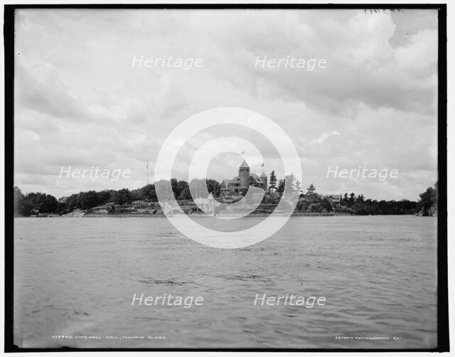 Hopewell Hall, Thousand Islands, (1902?). Creator: William H. Jackson.