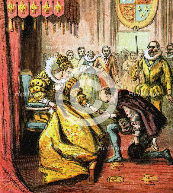 'Queen Elizabeth And Shakespeare', 16th century, (c1850). Artist: Unknown