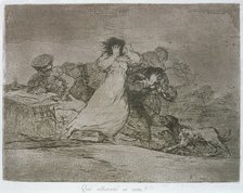 The Disasters of War, a series of etchings by Francisco de Goya (1746-1828), plate 65: 'Qué albor…