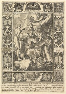 The Infant Christ, from Allegorical Scenes on the Life of Christ, from Christian and Profane A.... Creator: Hendrik Goltzius.
