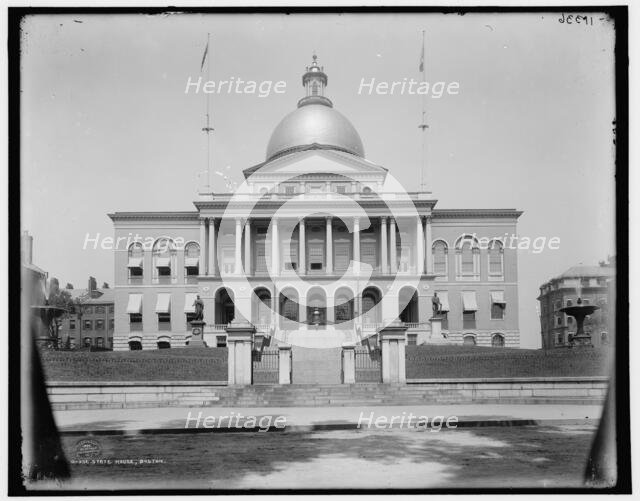 State House, Boston, c1899. Creator: Unknown.