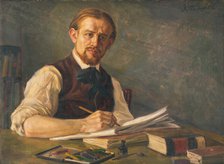 J. Alexy as a Student of Prague Academy, 1921. Creator: Stefan Polkorab.