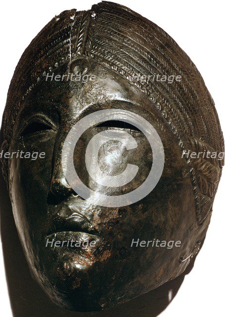 Bronze mask of Juno Lucina, 1st century BC. Artist: Unknown