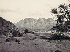 The Written Valley, Sinai, ca. 1857. Creator: Francis Frith.