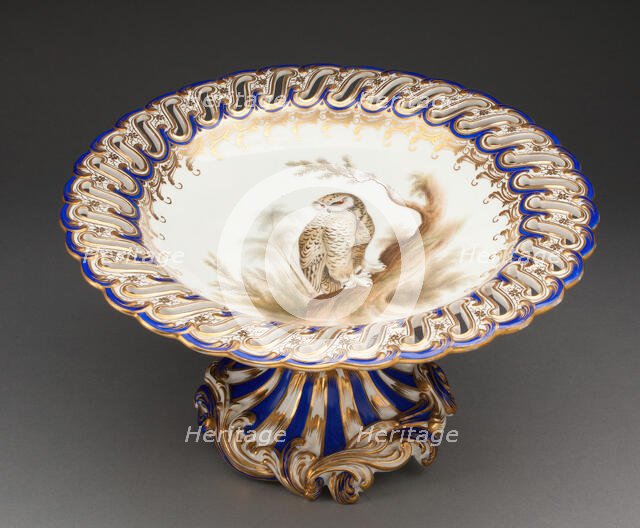 Compote, Worcester, 1849. Creator: Chamberlain and Company.