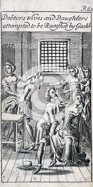 Fleet Prison, London, 1691. Artist: Anon