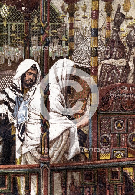 Jesus teaching in the Synagogue, c1897. Artist: James Tissot