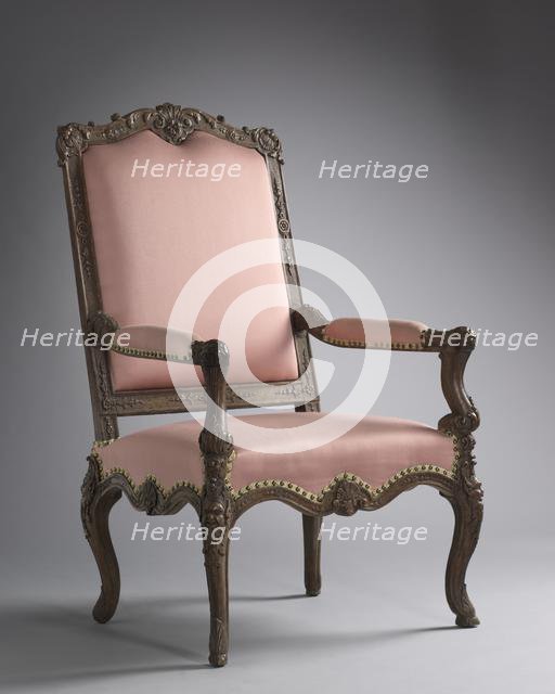Armchair, c. 1715-1723. Creator: Unknown.