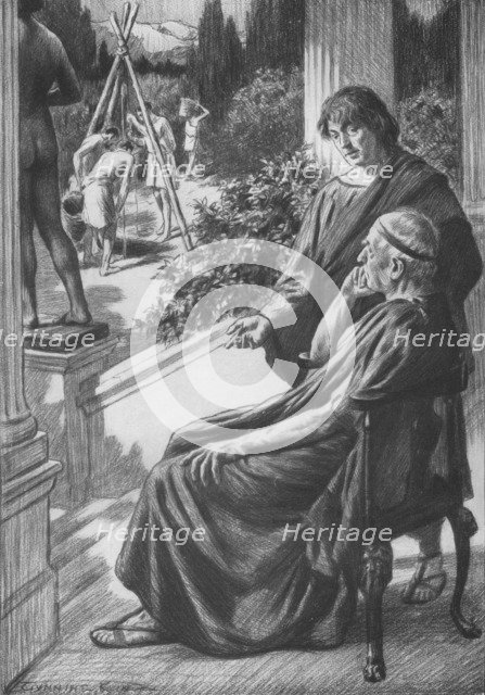 'Demetrius Solves A Difficult Problem', c1917, (1917). Artist: Gunning King.