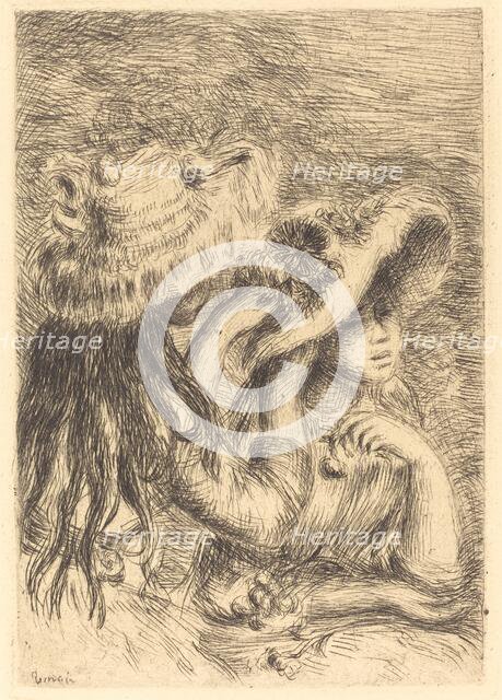 The Hat Pin (Le chapeau epingle), 1894. Creator: Pierre-Auguste Renoir.