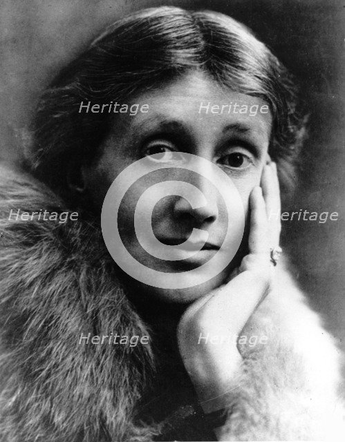 Virginia Woolf, British author, 1930s(?). Artist: Unknown