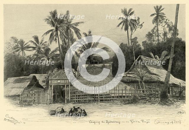 Kampong near Jomblang, Semarang, Java, 1898. Creator: Christian Wilhelm Allers.