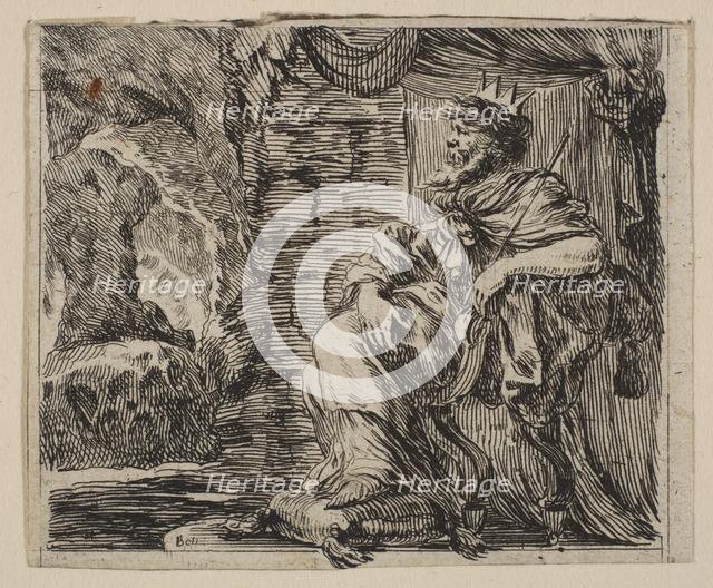 Pluto, from 'Game of Mythology' (Jeu de la Mythologie), 1644. Creator: Stefano della Bella.