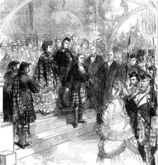 Reception of Princess Louise at Inverary Castle, 1871. Creator: Unknown.