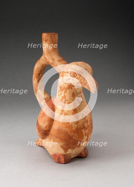 Handle Spout Vessel in Form of a Bird, 100 B.C./A.D. 500. Creator: Unknown.