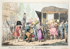 Traveling in France or Le Depart de la diligence, 1835.