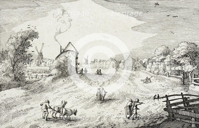 On the Road towards Leiden, between circa 1611 and circa 1612. Creator: Claes Jansz Visscher.