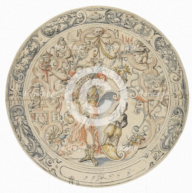 Allegory of Mining', 1563. Creator: Amman, Jost (1539-1591).