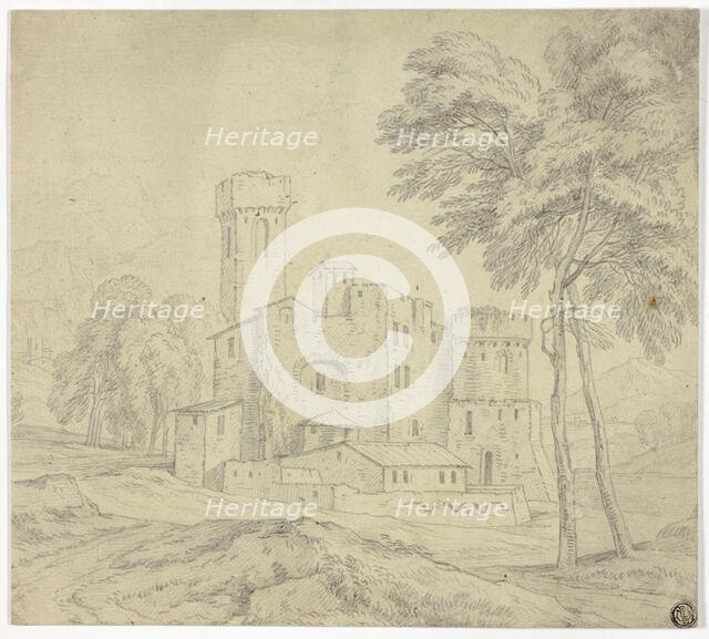 Italianate Landscape with Castle, n.d. Creator: Unknown.