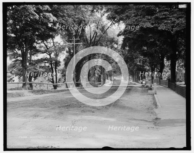 Westminster St. Street, Bellows Falls, Vt., c1907. Creator: Unknown.