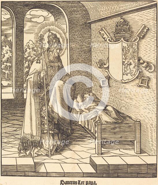 Saint Leo (Pope Leo IX), 1516/1518. Creator: Leonhard Beck.