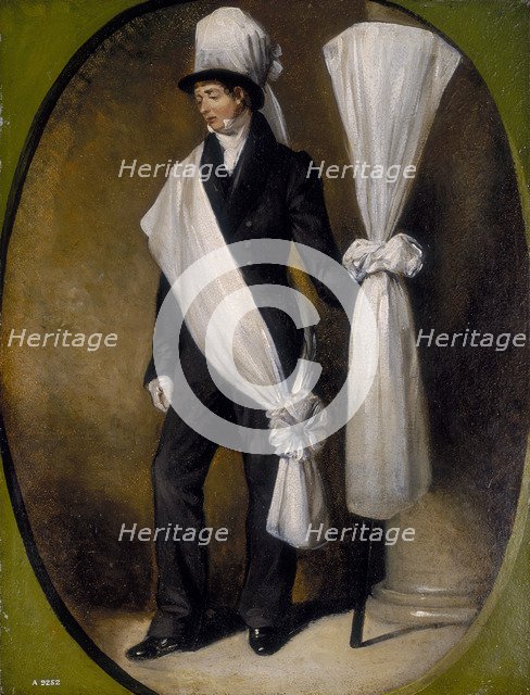 'A Funeral Bearer', 1830s.  Artist: Robert William Buss