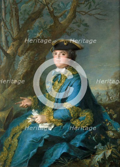 Louise Élisabeth of France (1727-1759), Duchess of Parma. Artist: Nattier, Jean-Marc (1685-1766)