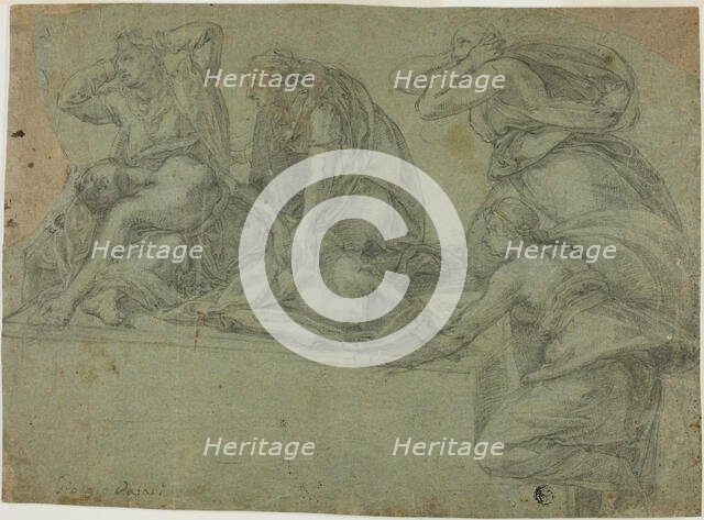 Death of Cleopatra, c. 1540. Creator: Unknown.