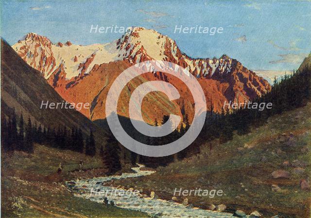 'Mountain scenery', late 19th century, (1965). Creator: Vasily Vereshchagin.