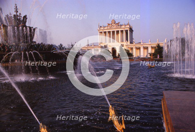 Economic Achievements Exhibition, Moscow, 20th century. Artist: CM Dixon.