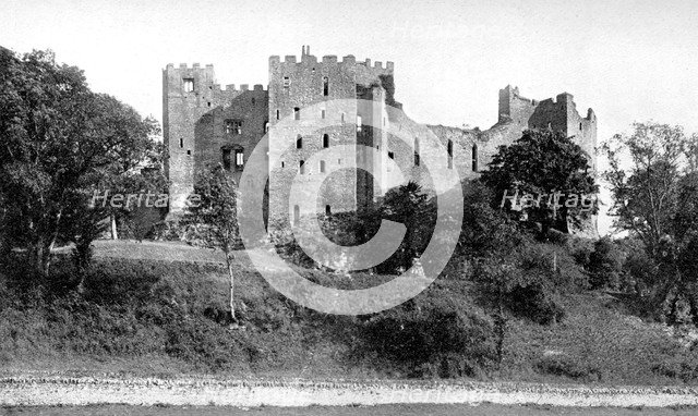 Ludlow Castle, Shropshire, England, 1924-1926.Artist: Francis Frith & Co
