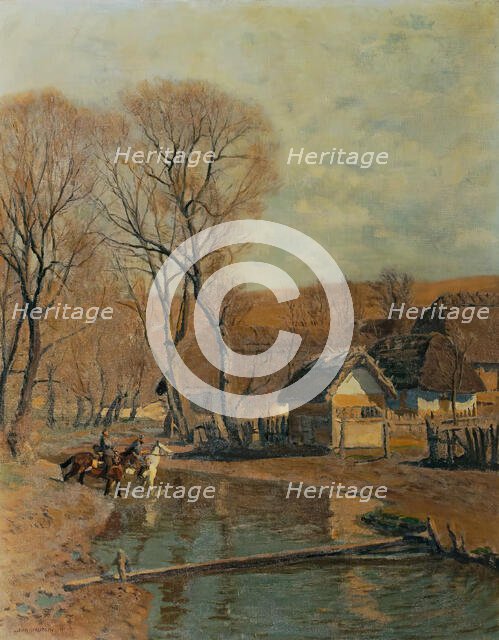 Early spring in eastern Galicia, 1917. Creator: Anton Hans Karlinsky.