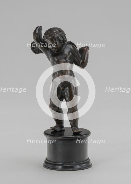 Winged Boy with Hands Raised, mid 15th century. Creator: Unknown.