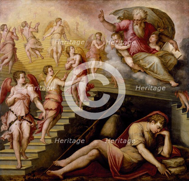 Jacob's Dream, 1557-1558. Creator: Giorgio Vasari.