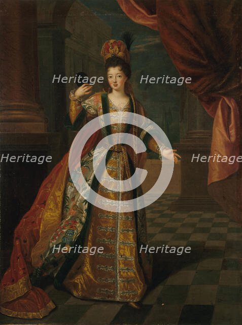 Louise Françoise de Bourbon (1673-1743), Mademoiselle de Nantes, ca 1690. Creator: Gobert, Pierre (1662-1744).