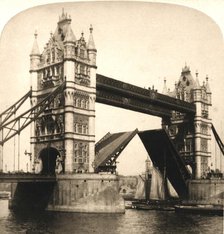 'The New Tower Bridge, London', 1896.  Creator: Works and Sun Sculpture Studios.