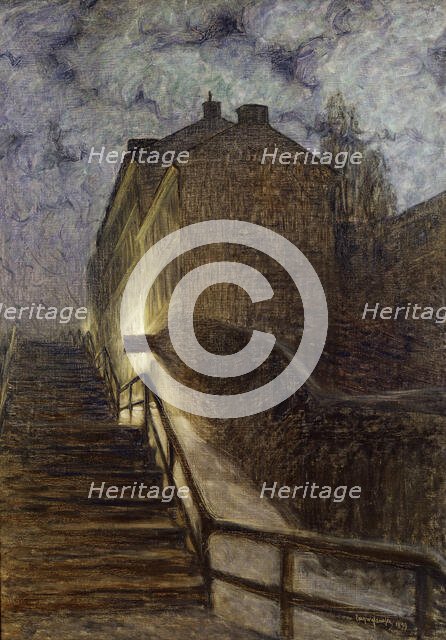 Motif from Timmermansgatan, 1899. Creator: Eugène Jansson.